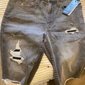 Never Worn Dark Wash Denim Shorts